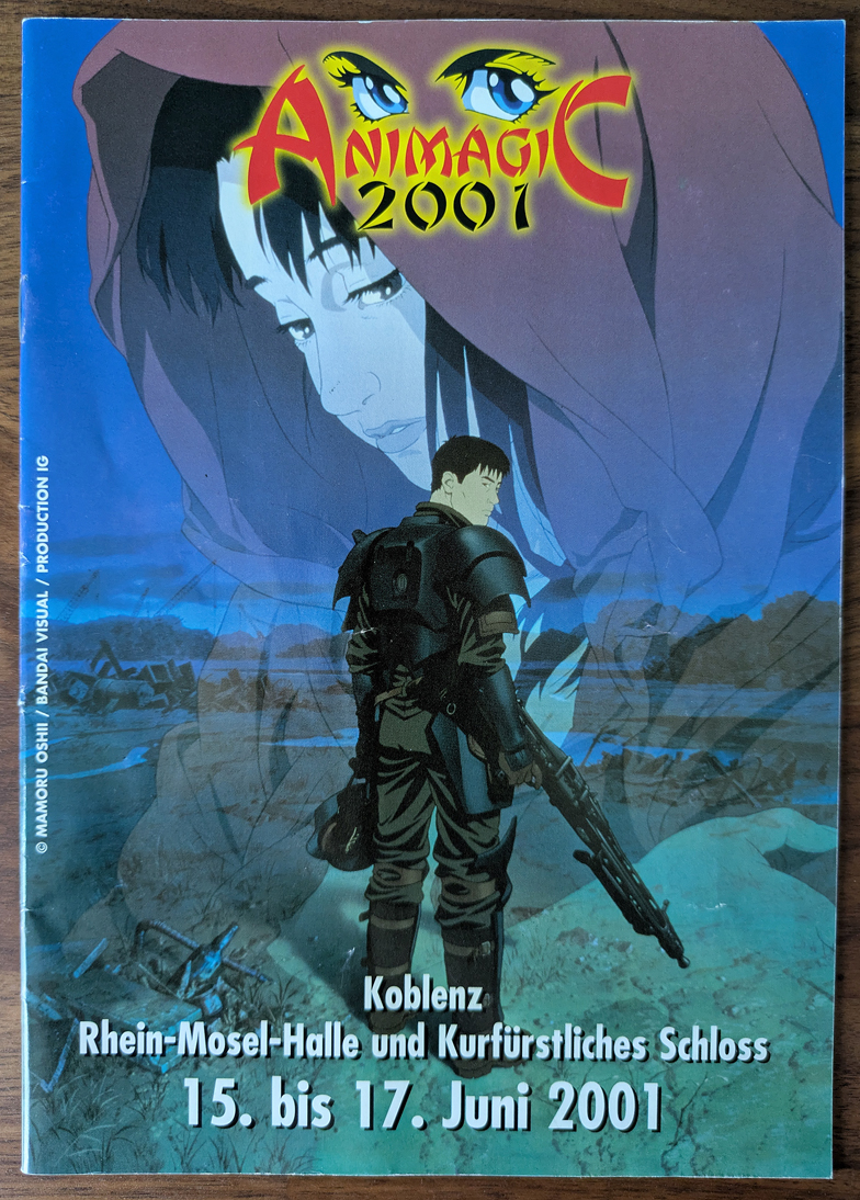 cover of the convention guide of a big anime convention in germany: Animagic from June 2001. It features an image from the Anime Jin-Roh.