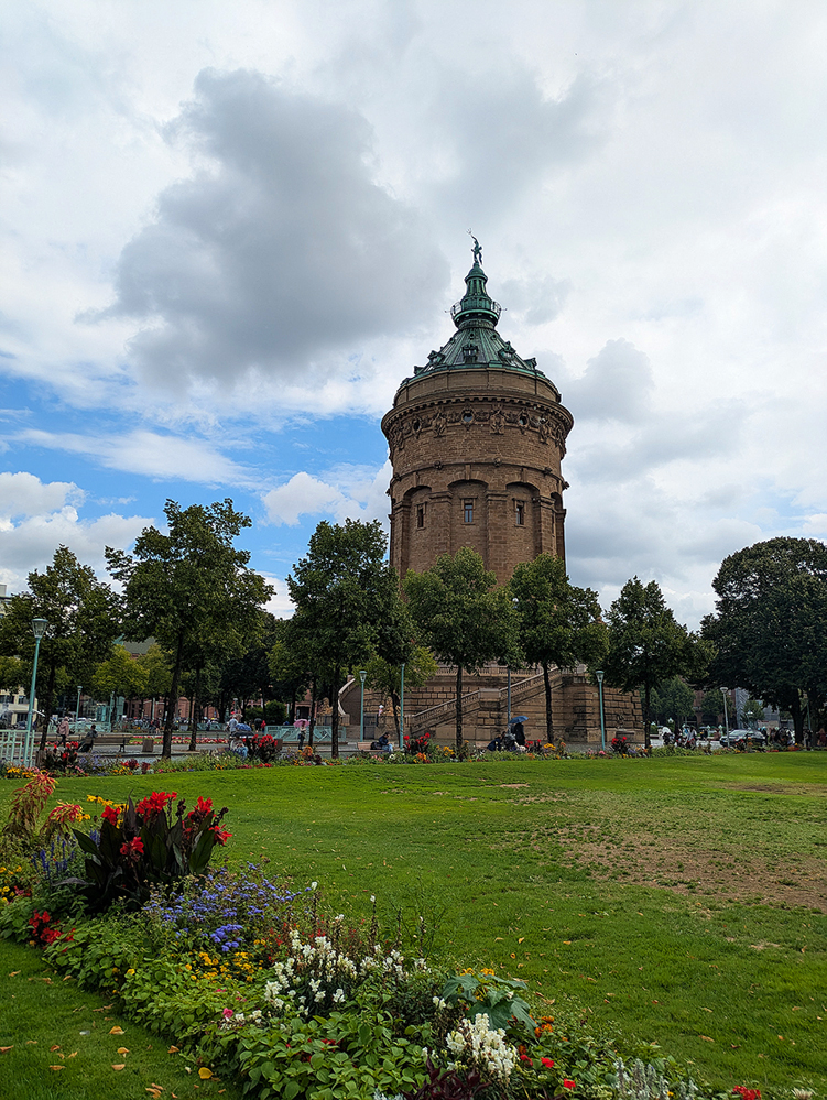 photo of the Wasserturm outside of Animagic 2025